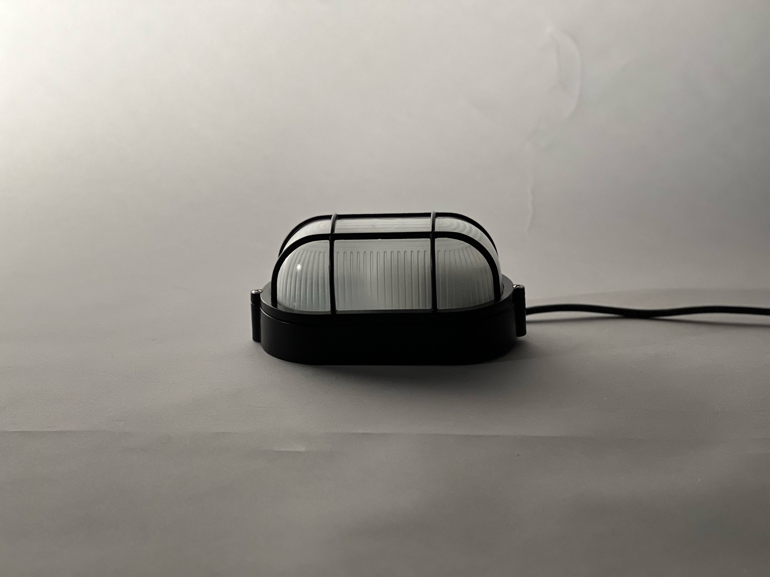 Exterior Bulkhead Caged - Black OVOL410 — asset 0021-0001